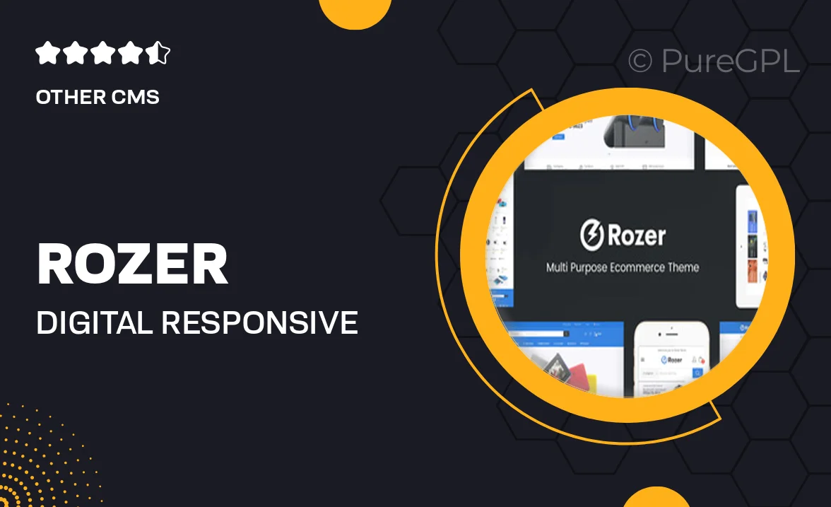 Rozer – Digital Responsive OpenCart Theme