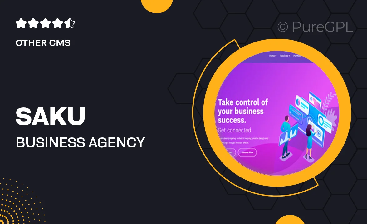 Saku – Business Agency Elementor Template Kit