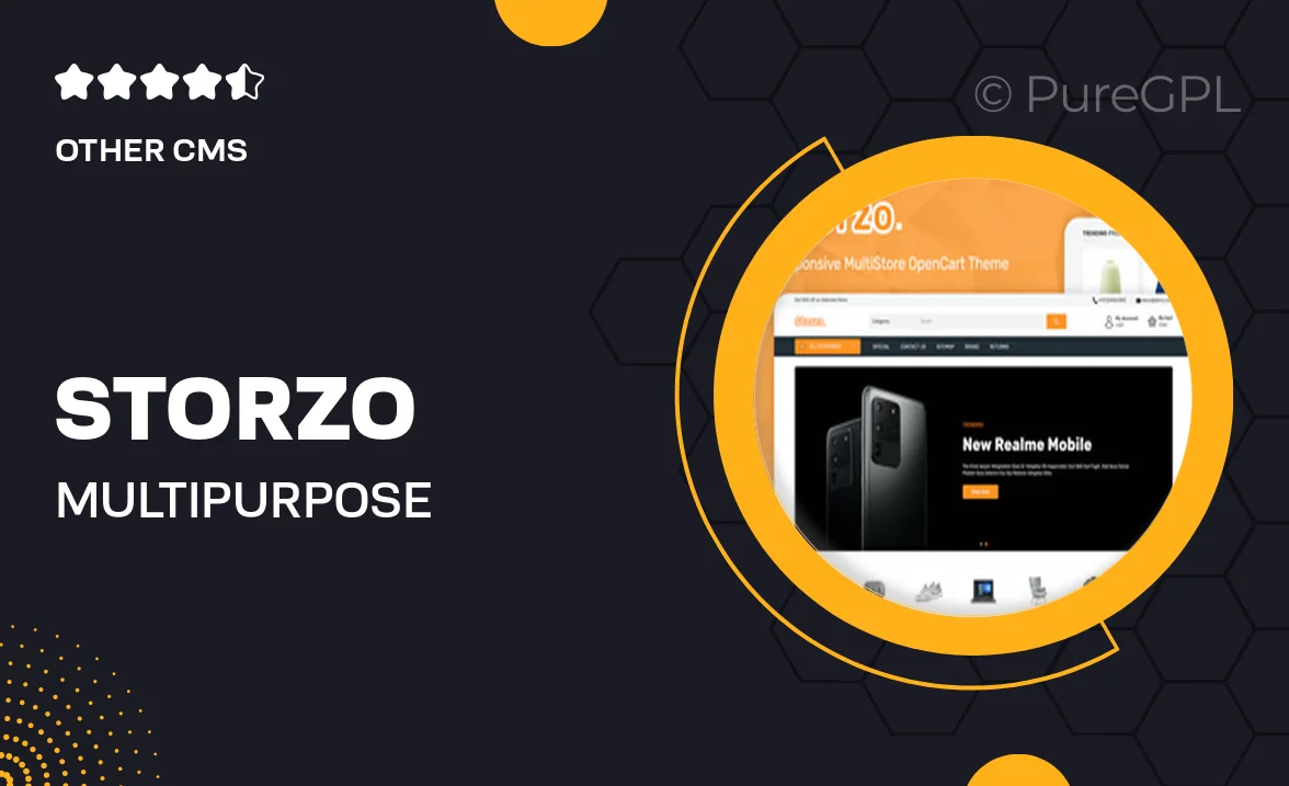 Storzo – Multipurpose E-commerce Opencart 3 Theme