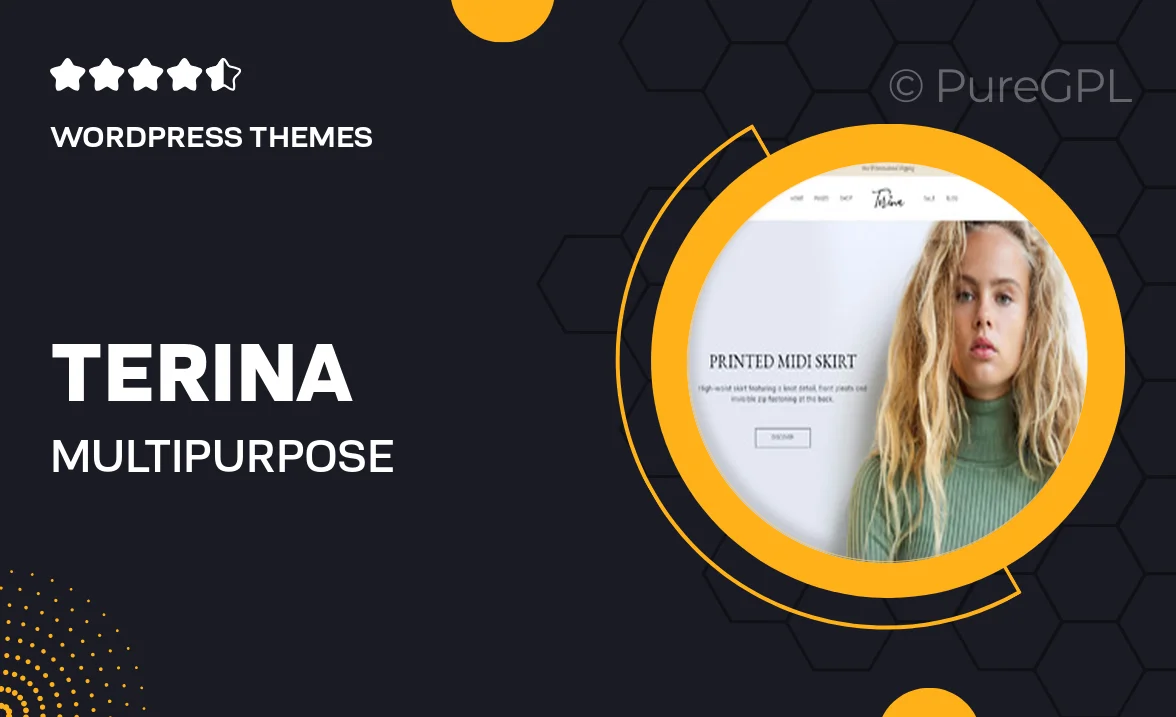 Terina – Multipurpose Elementor WooCommerce Theme