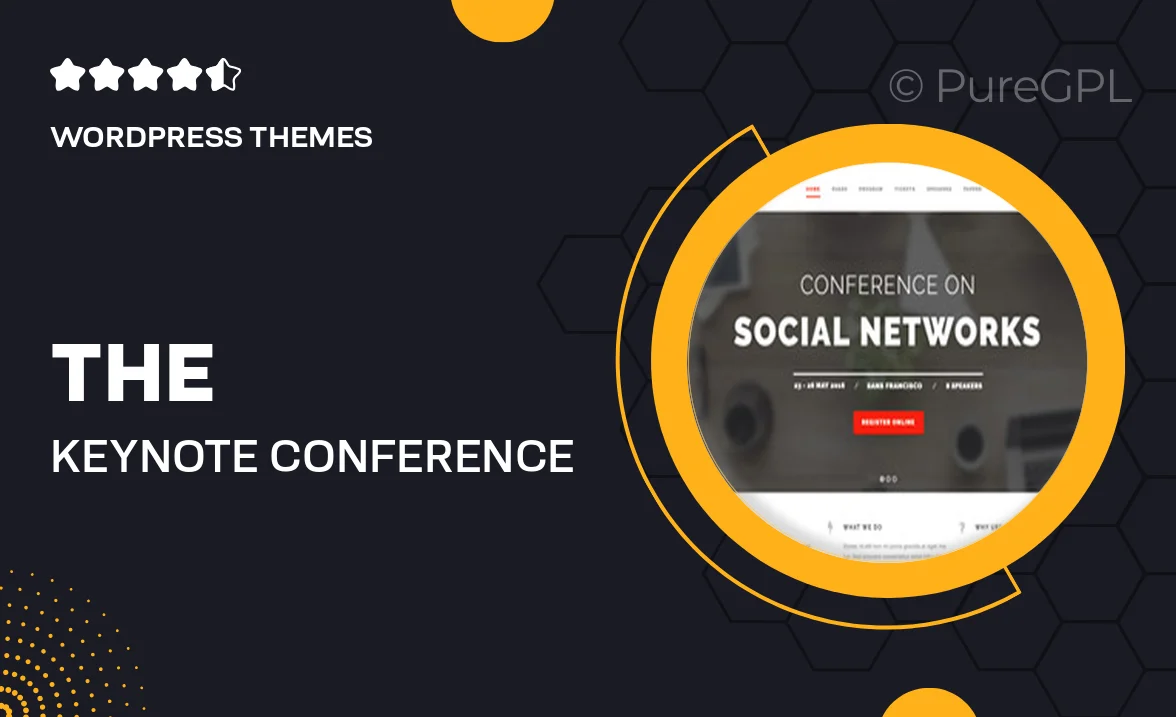 The Keynote – Conference / Event WordPress