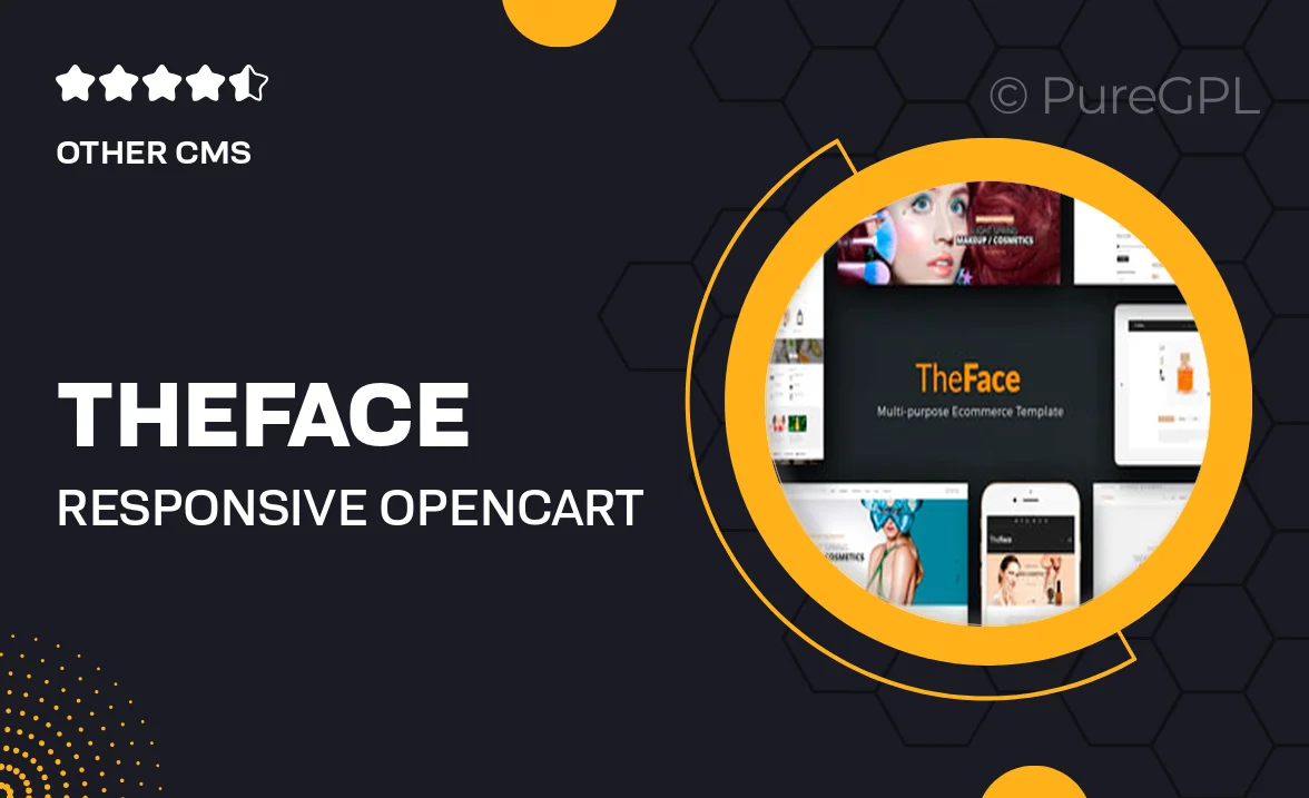 TheFace – Responsive OpenCart Theme