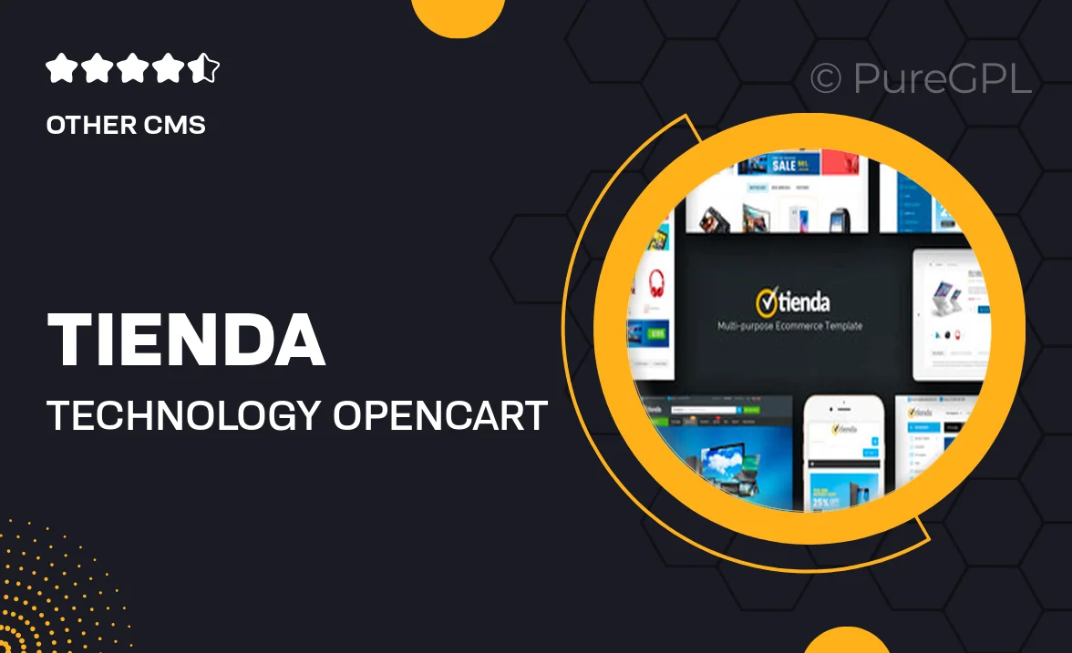 Tienda – Technology OpenCart Theme