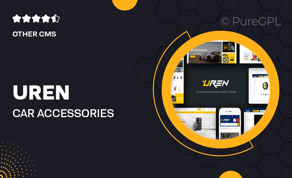 Uren – Car Accessories OpenCart Theme