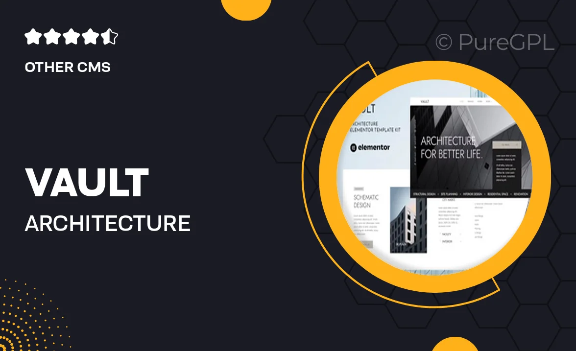 Vault – Architecture Interior Elementor Template Kit