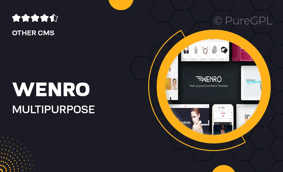 Wenro – Multipurpose Responsive OpenCart Theme