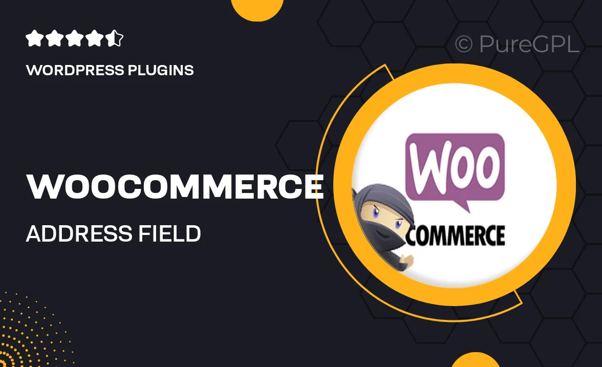 Woocommerce | Address Field Autocomplete