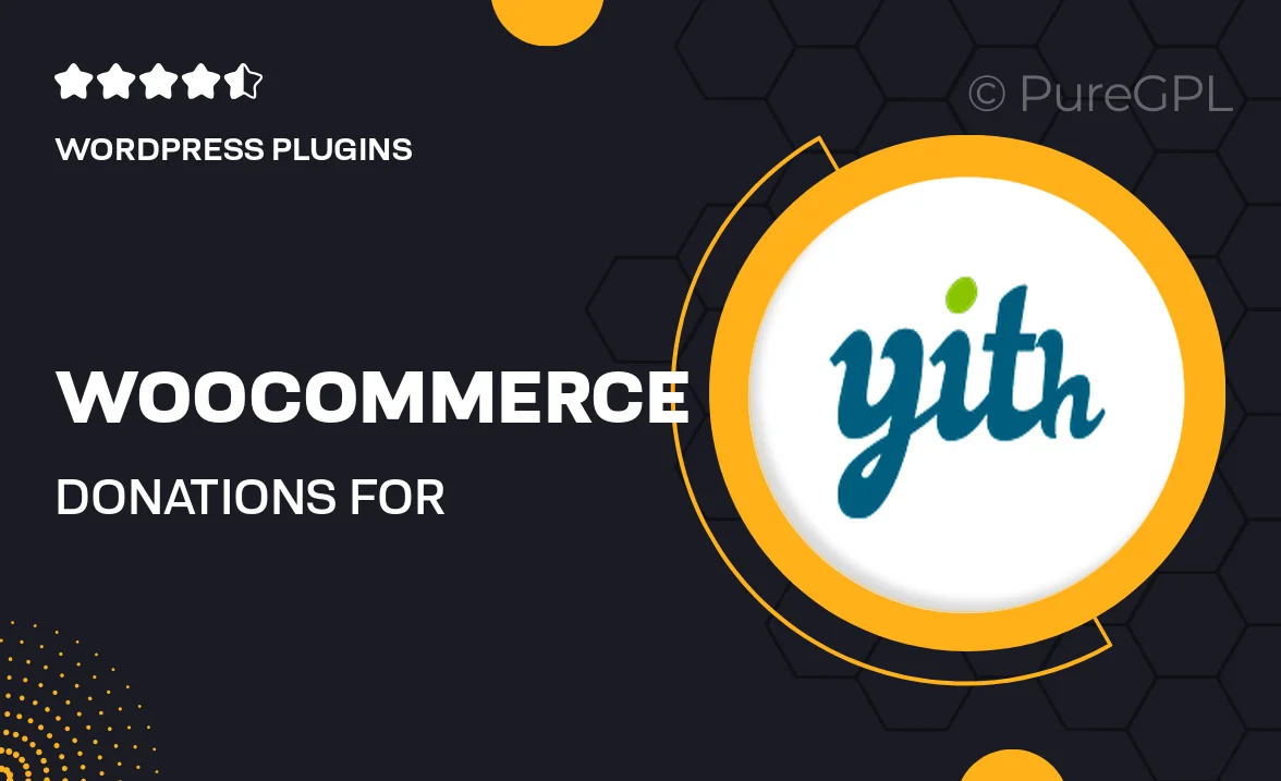 WooCommerce Donations for WooCommerce Premium