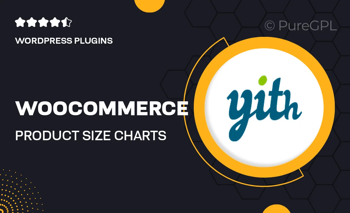 WooCommerce Product Size Charts Premium