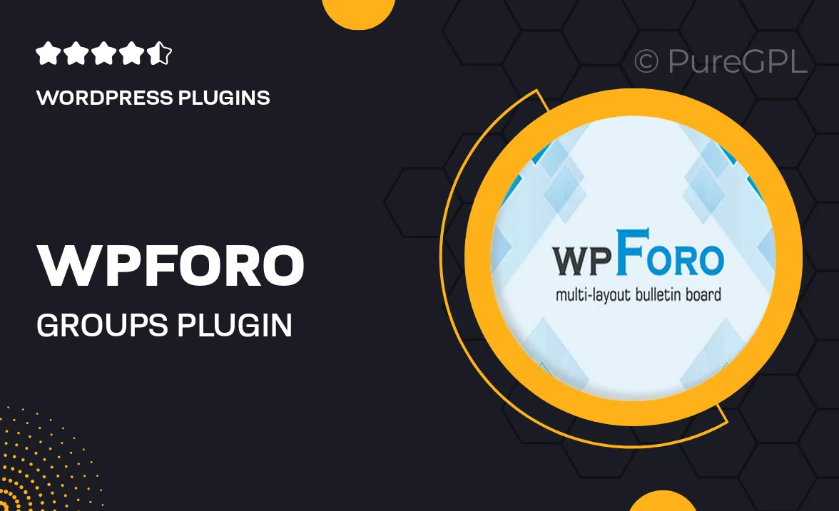 Wpforo | Groups Plugin Integration