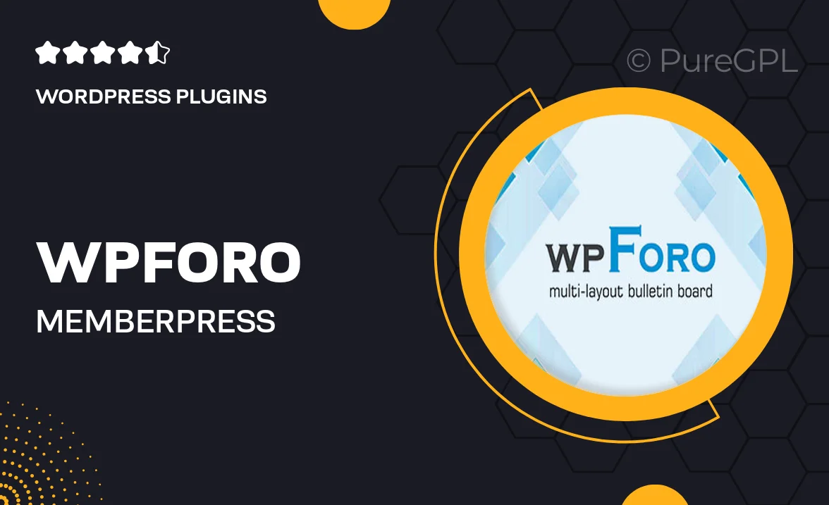 Wpforo | MemberPress Integration