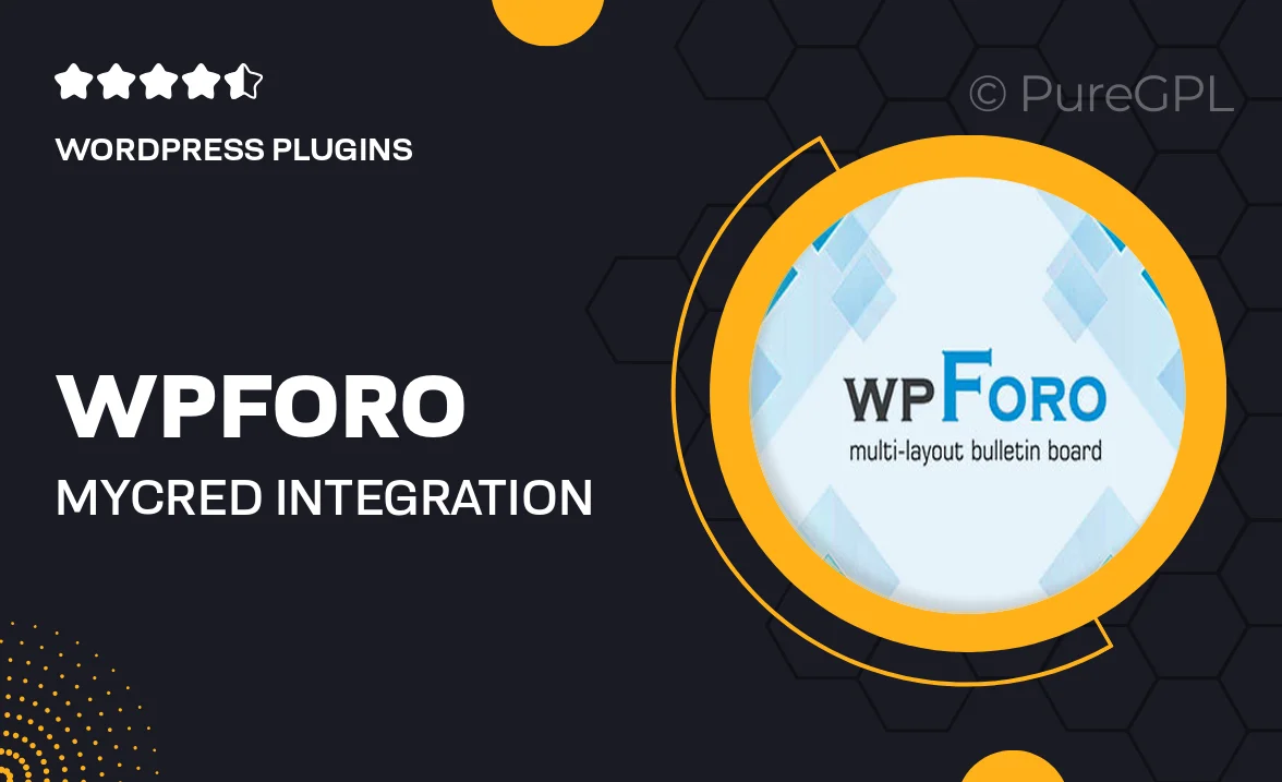 Wpforo | myCRED Integration