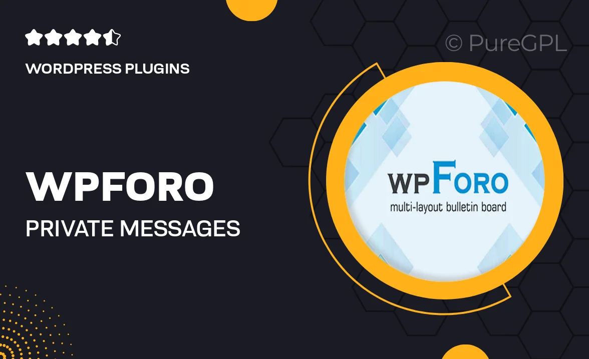 Wpforo | Private Messages