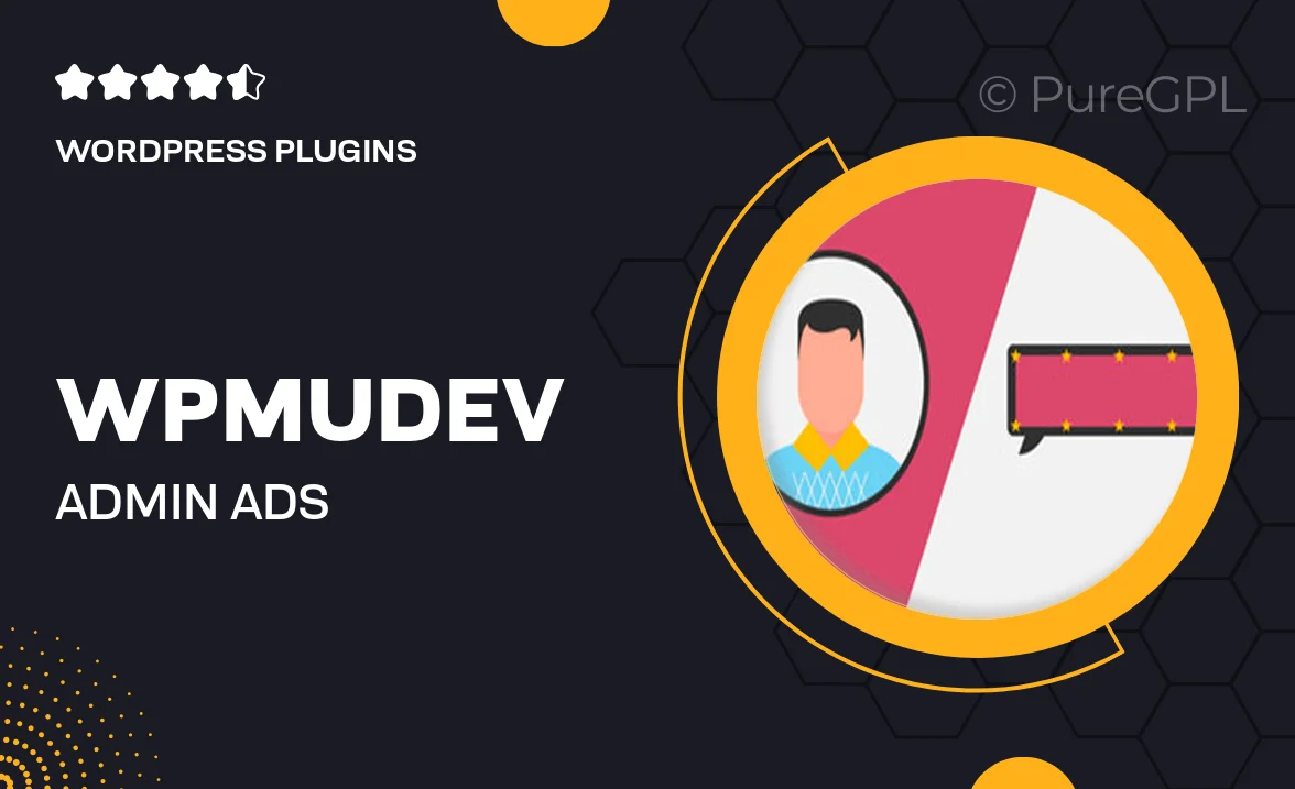 Wpmudev | Admin Ads