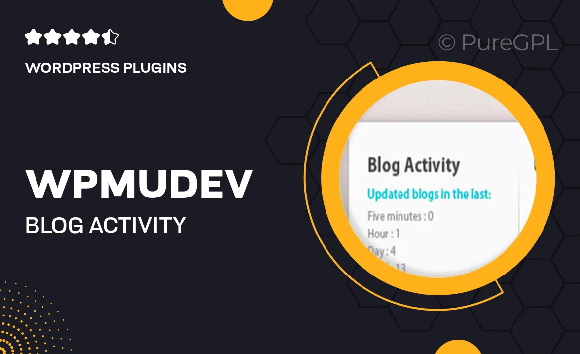 Wpmudev | Blog Activity