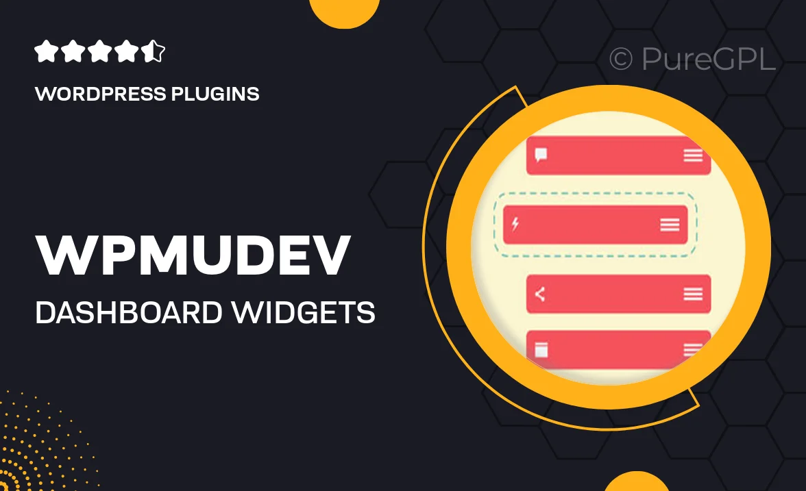 Wpmudev | Dashboard Widgets Order