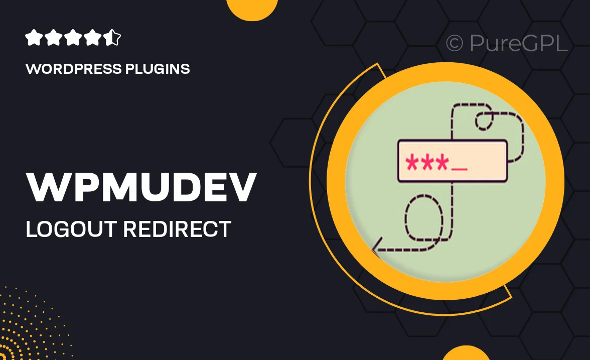 Wpmudev | Logout Redirect