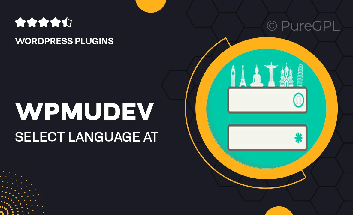 Wpmudev | Select Language At Signup