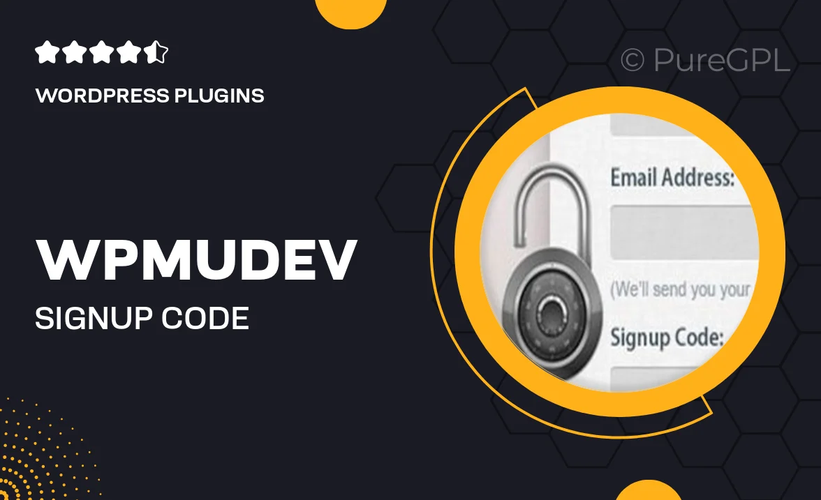 Wpmudev | Signup Code