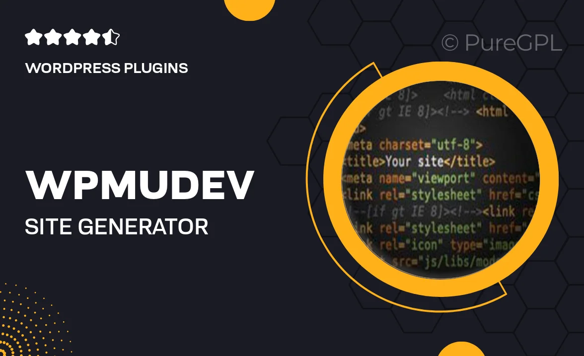 Wpmudev | Site Generator Replacement