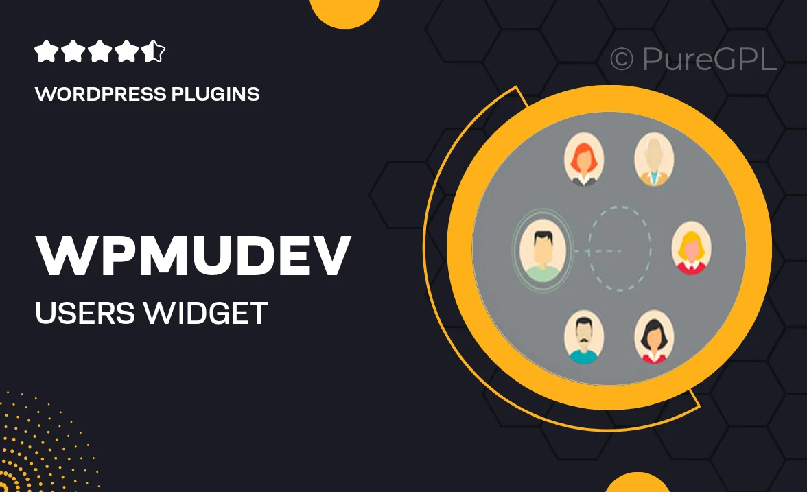 Wpmudev | Users Widget