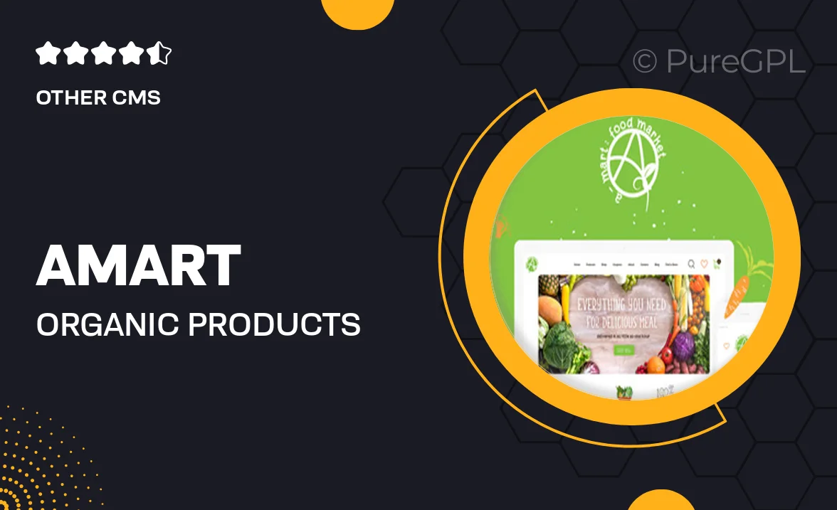 A-Mart – Organic Products Store Shopify Theme