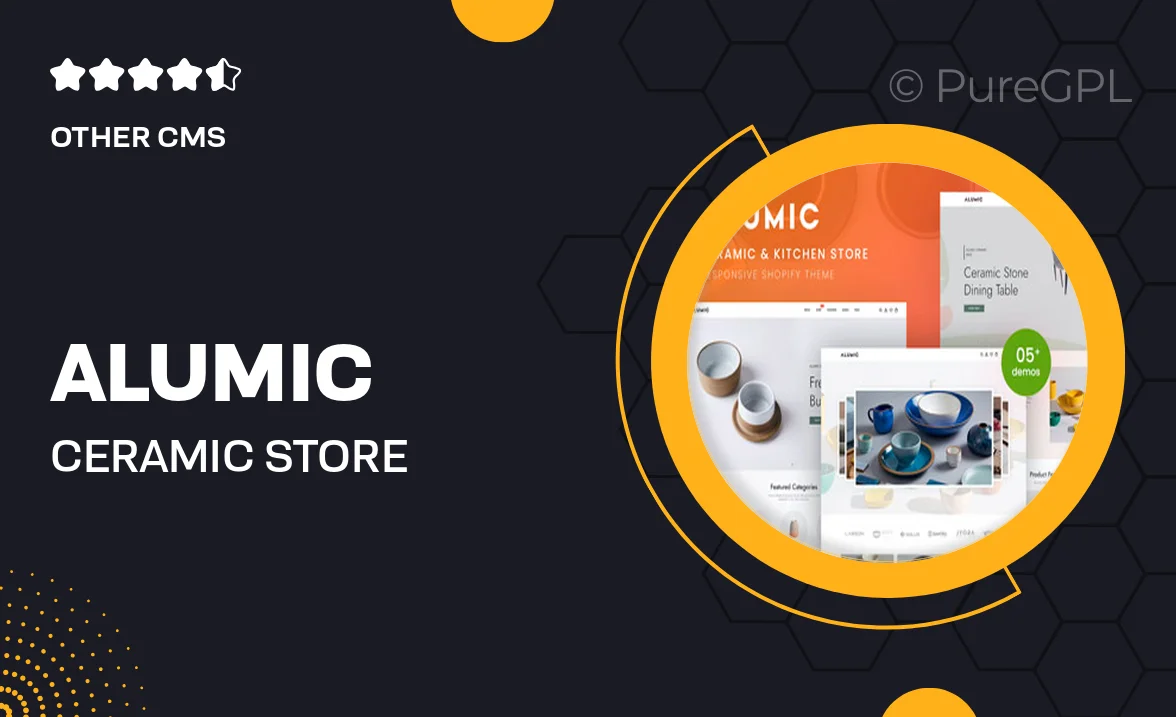 Alumic – Ceramic Store Responsive Shopify Theme