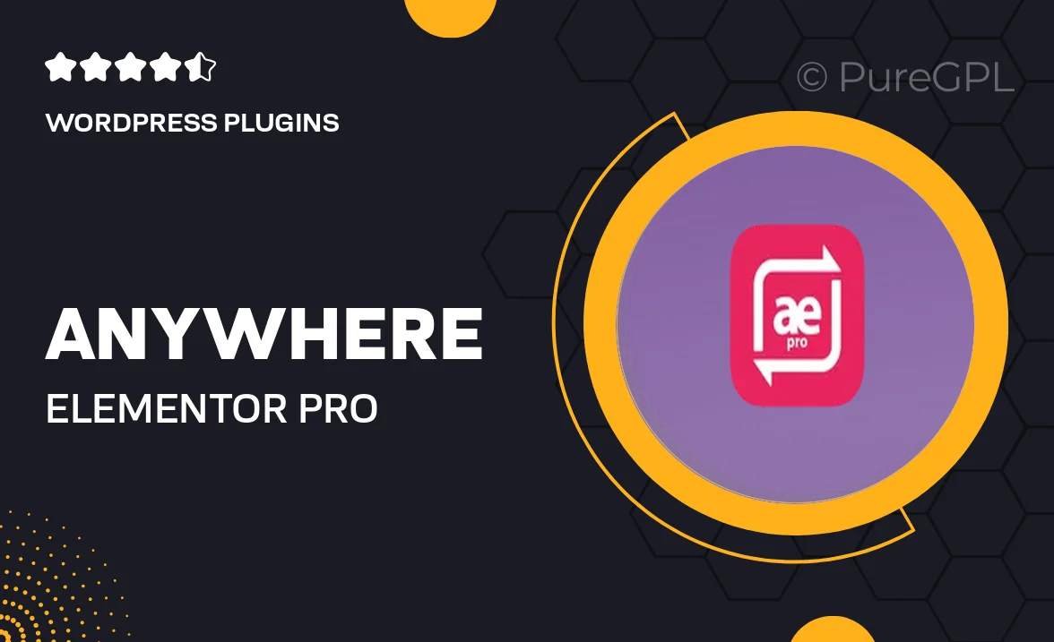 AnyWhere Elementor Pro