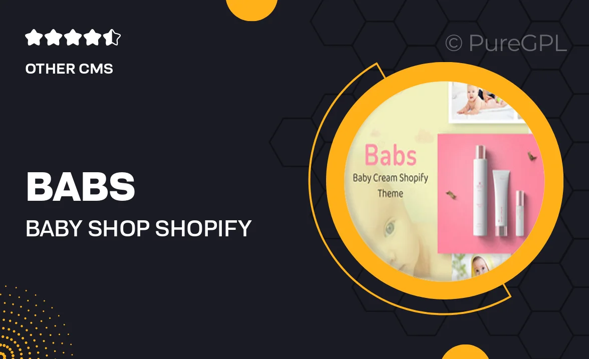 Babs – Baby Shop Shopify Theme