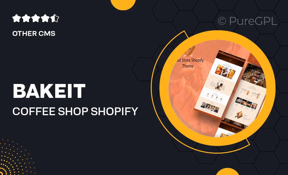 Bakeit – Coffee Shop Shopify Theme