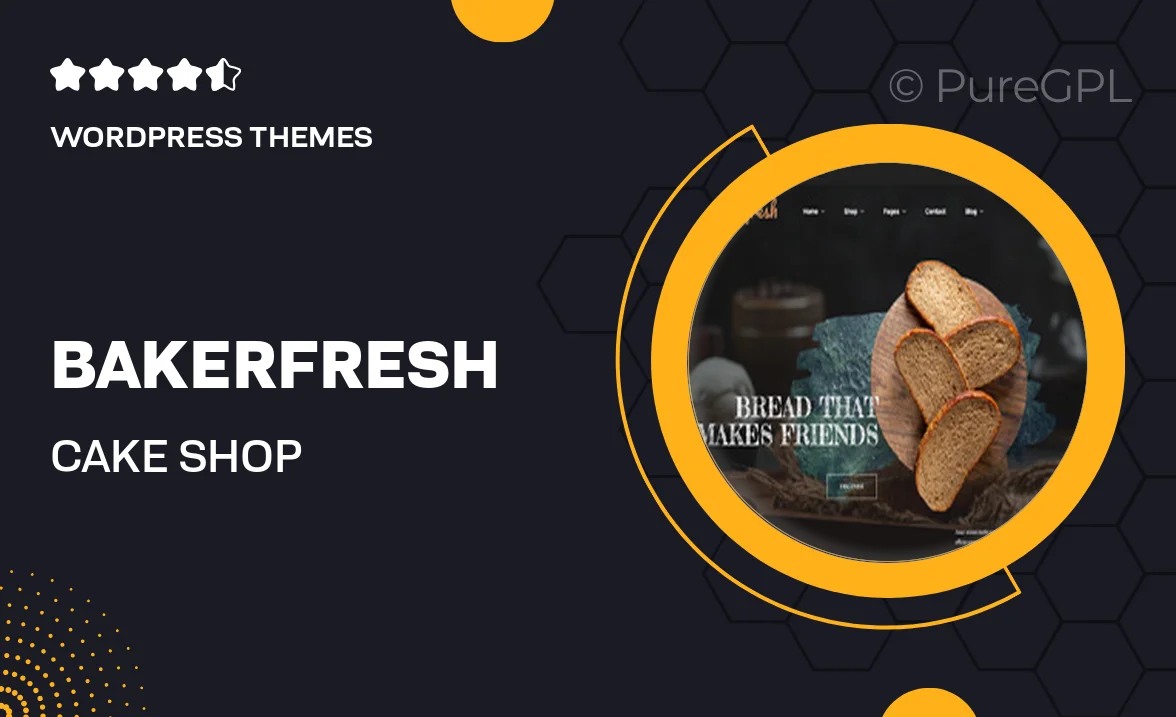 Bakerfresh – Cake Shop WooCommerce Theme