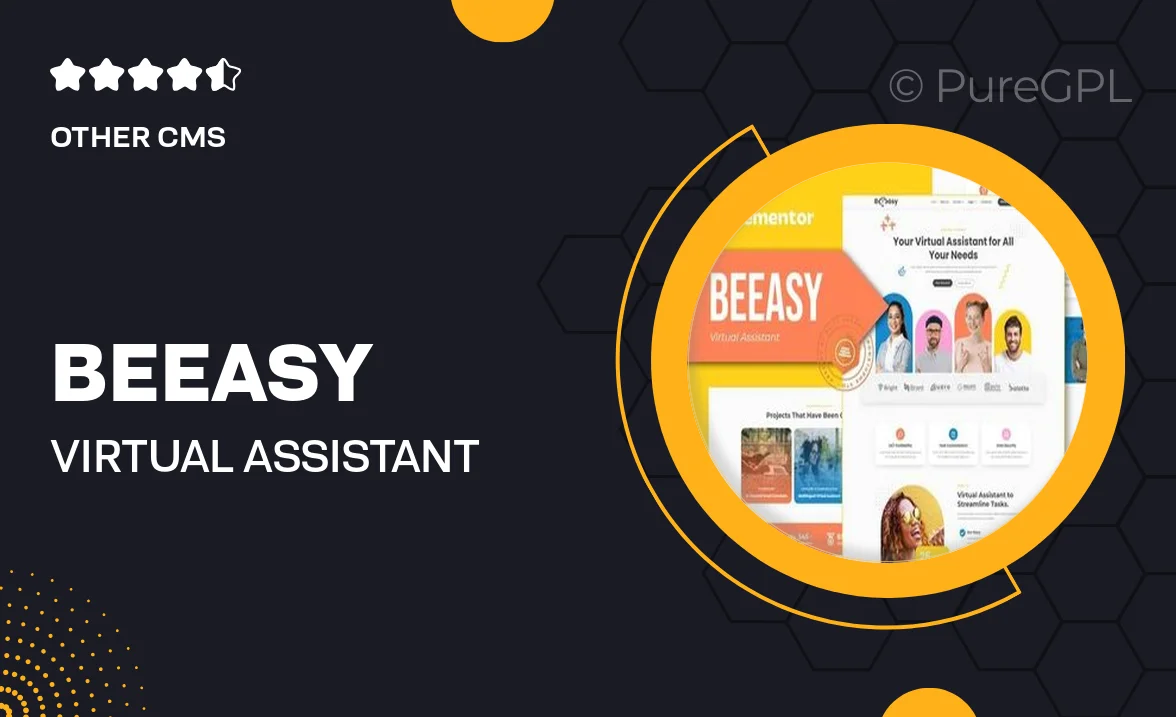 Beeasy – Virtual Assistant Elementor Pro Template Kit