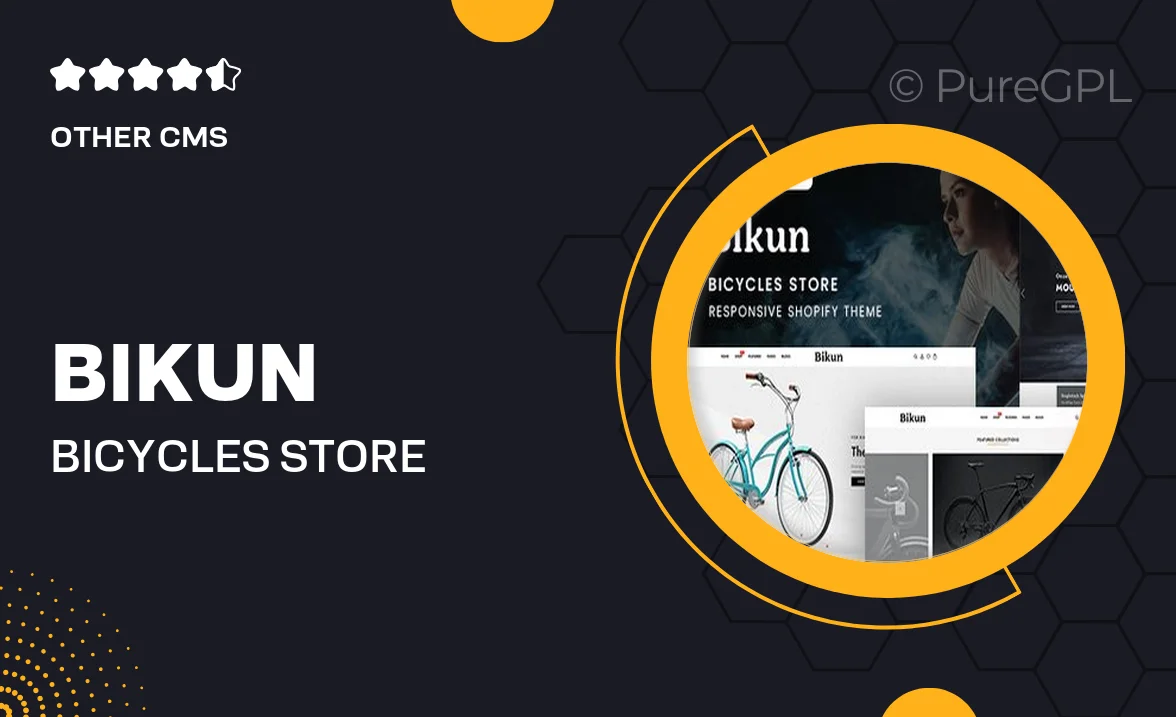 Bikun – Bicycles Store Responsive Shopify Theme