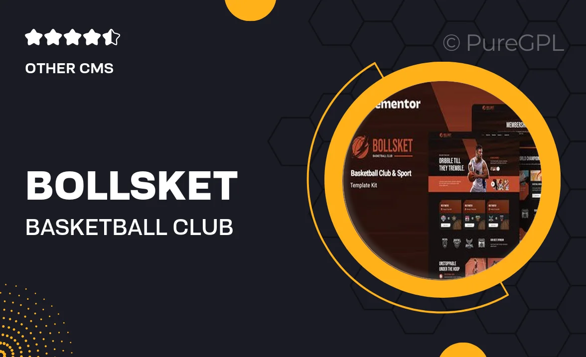 Bollsket – Basketball Club & Sport Elementor Template Kit