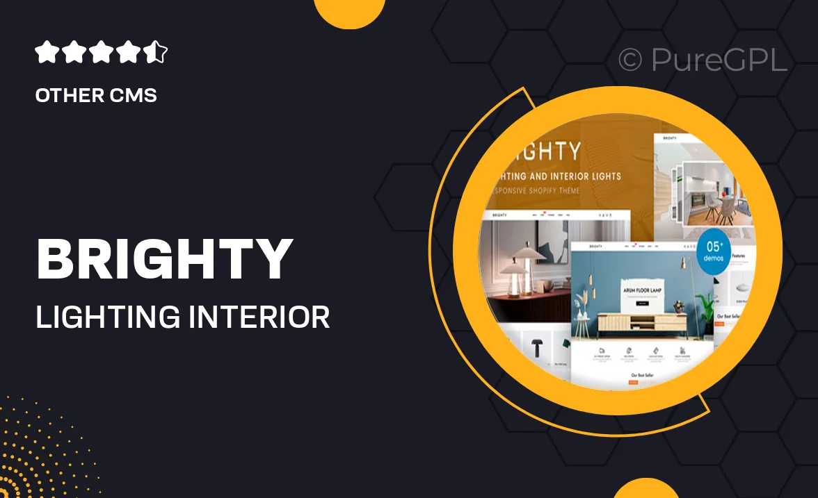 Brighty – Lighting & Interior Lights Shopify Theme