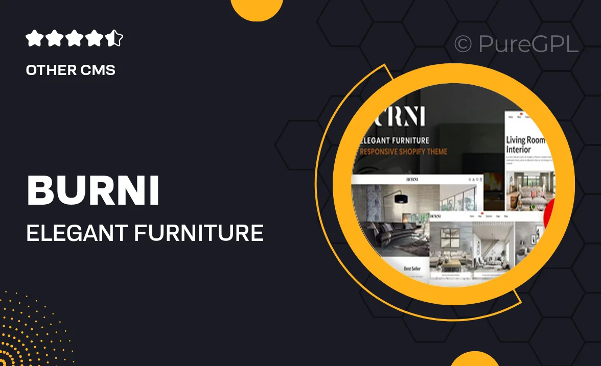 Burni – Elegant Furniture Shop For Shopify