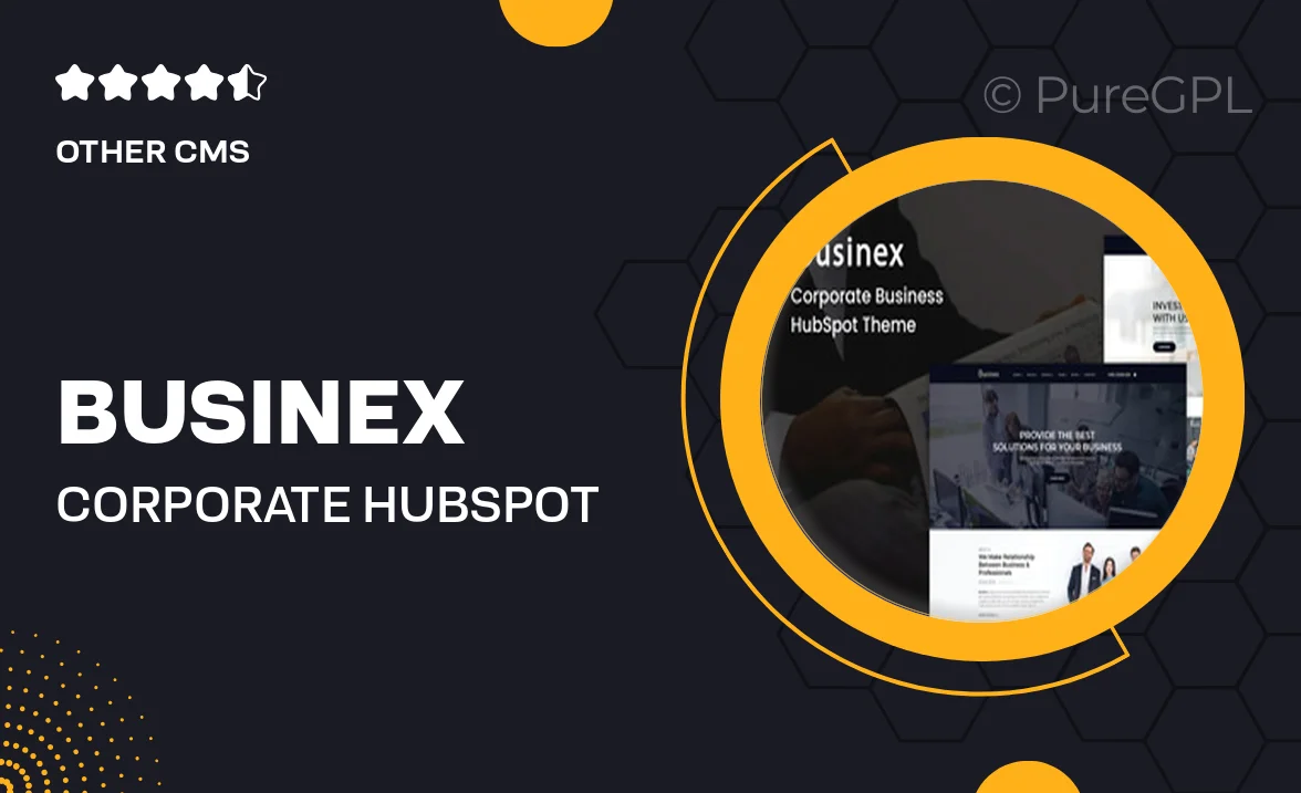 Businex – Corporate HubSpot Shopify Theme