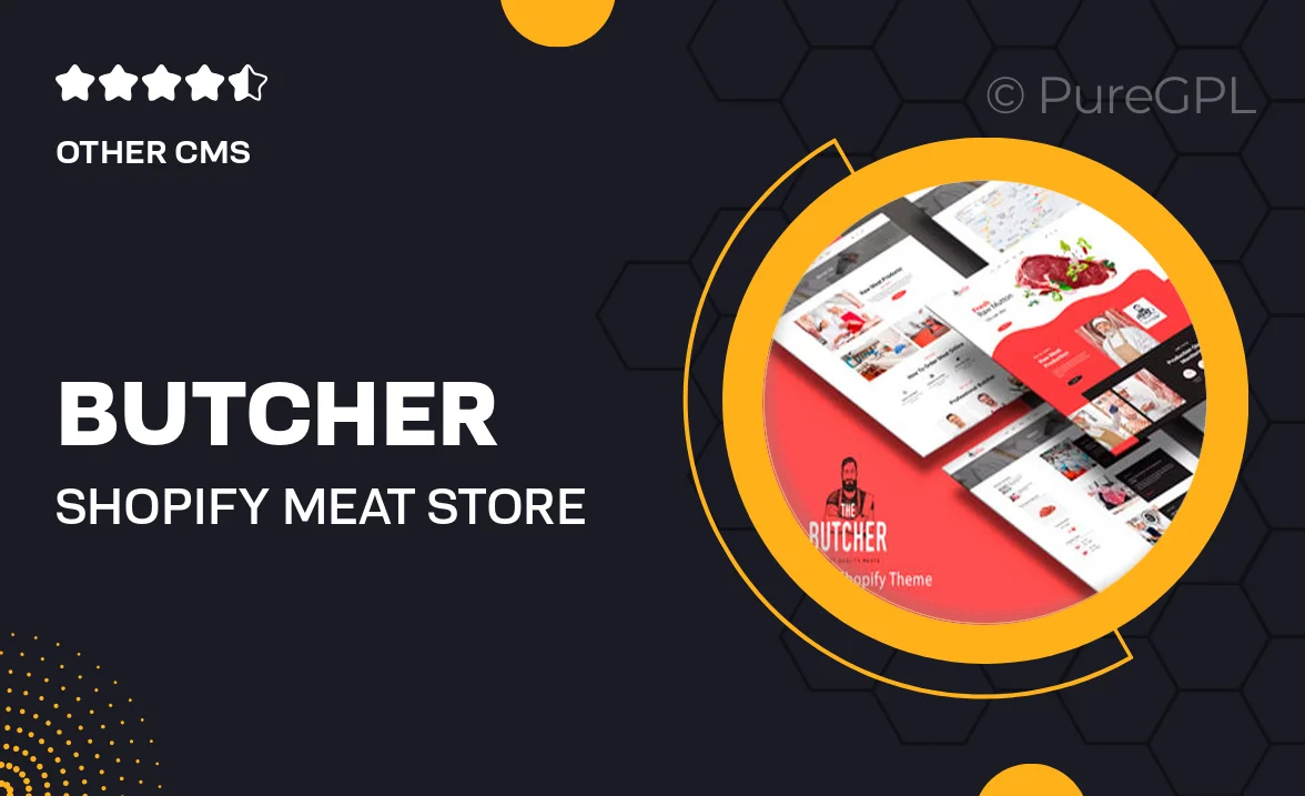 Butcher – Shopify Meat Store Theme