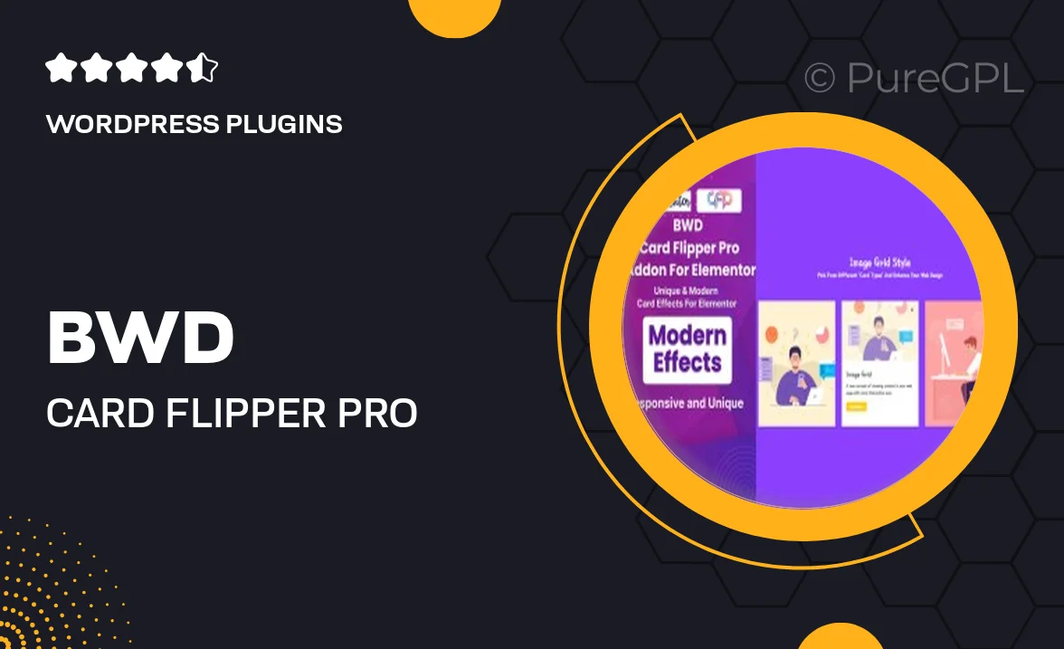BWD Card Flipper Pro Addon For Elementor