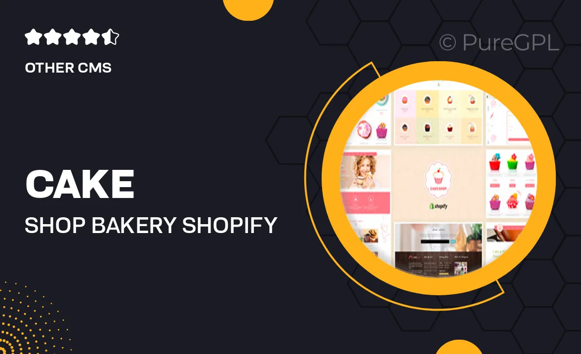 Cake Shop – Bakery Shopify Theme