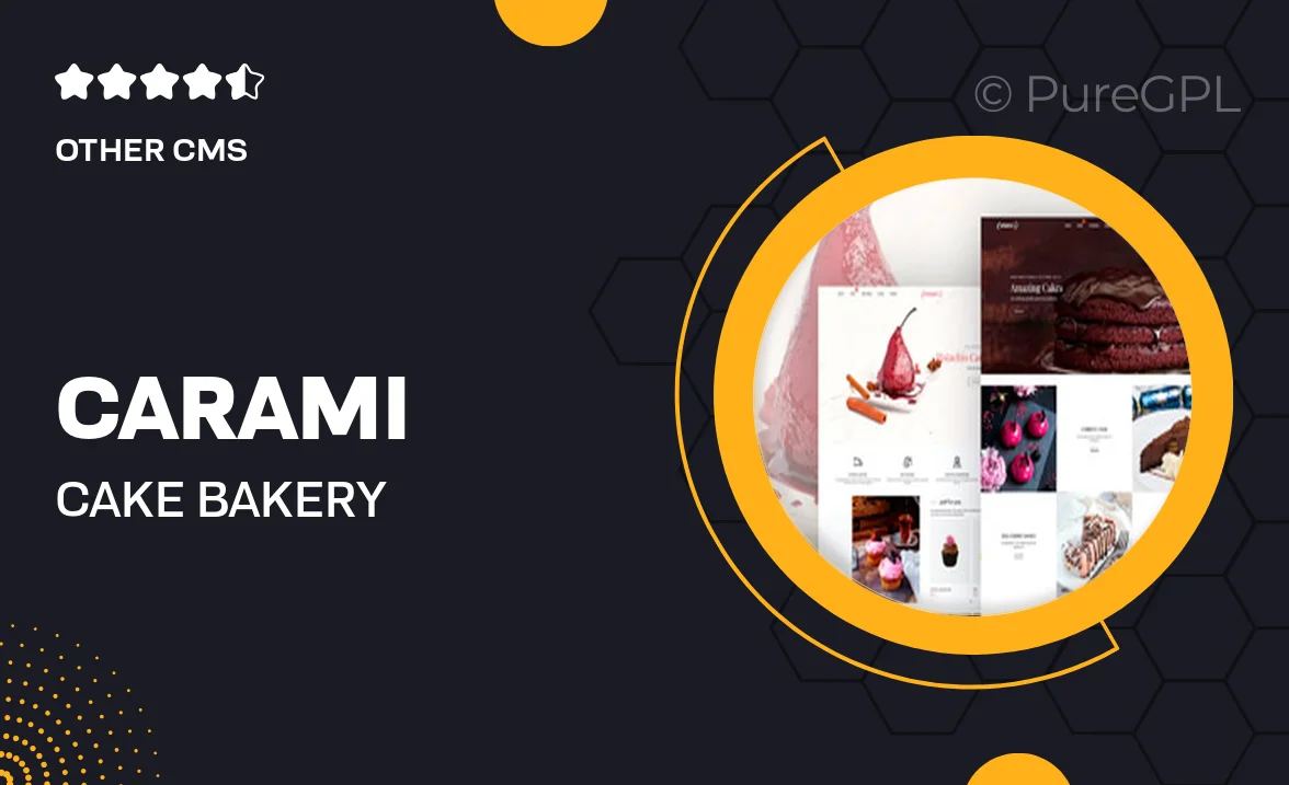 Carami – Cake & Bakery Responsive Shopify Theme