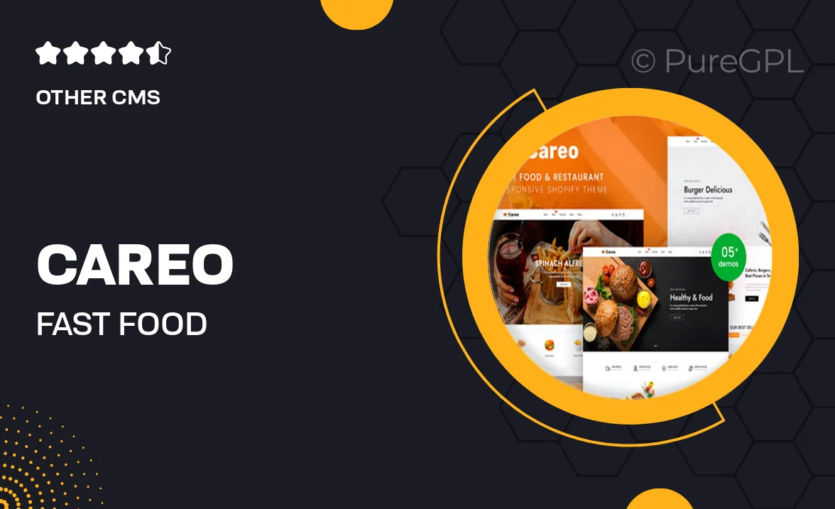 Careo – Fast Food & Restaurant Shopify 2.0 Theme