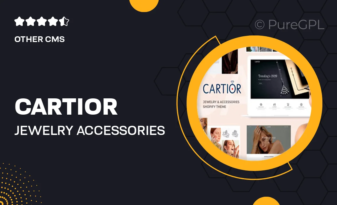 Cartior – Jewelry & Accessories Responsive Shopify Theme