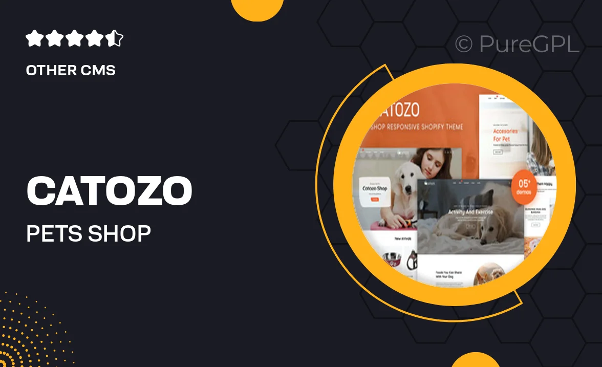 Catozo – Pets Shop Responsive Shopify Theme