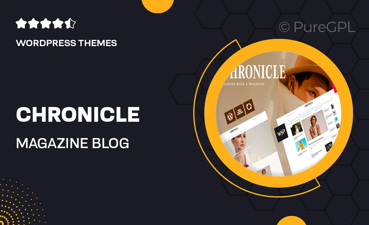 Chronicle – Magazine & Blog WordPress Theme