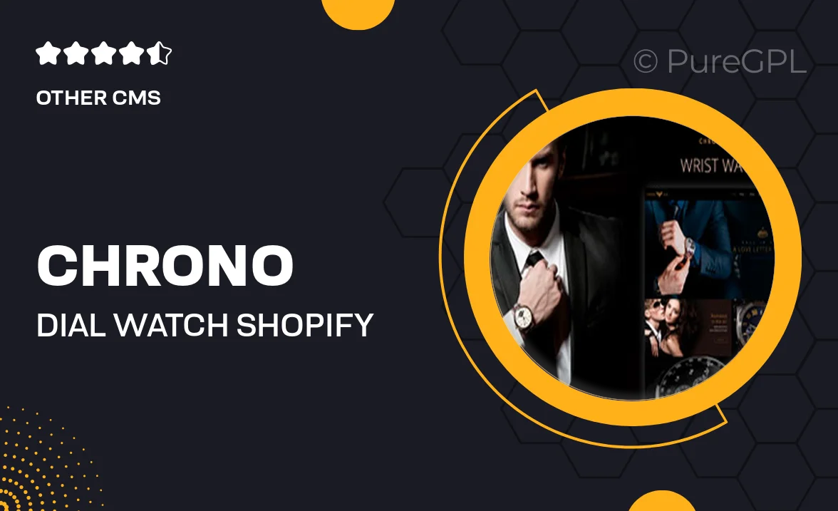 Chrono – Dial Watch Shopify Theme