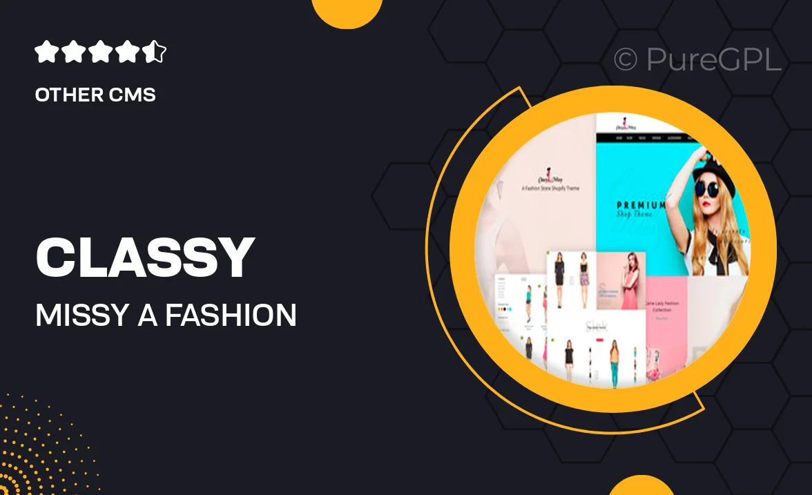 Classy Missy – A Fashion Store Shopify Theme