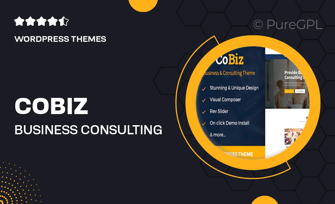 Cobiz -Business Consulting & Professional Services WordPress Theme