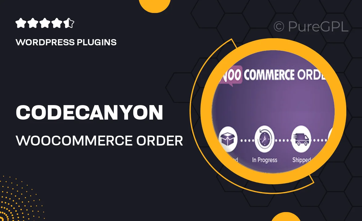 Codecanyon | WooCommerce Order Tracker