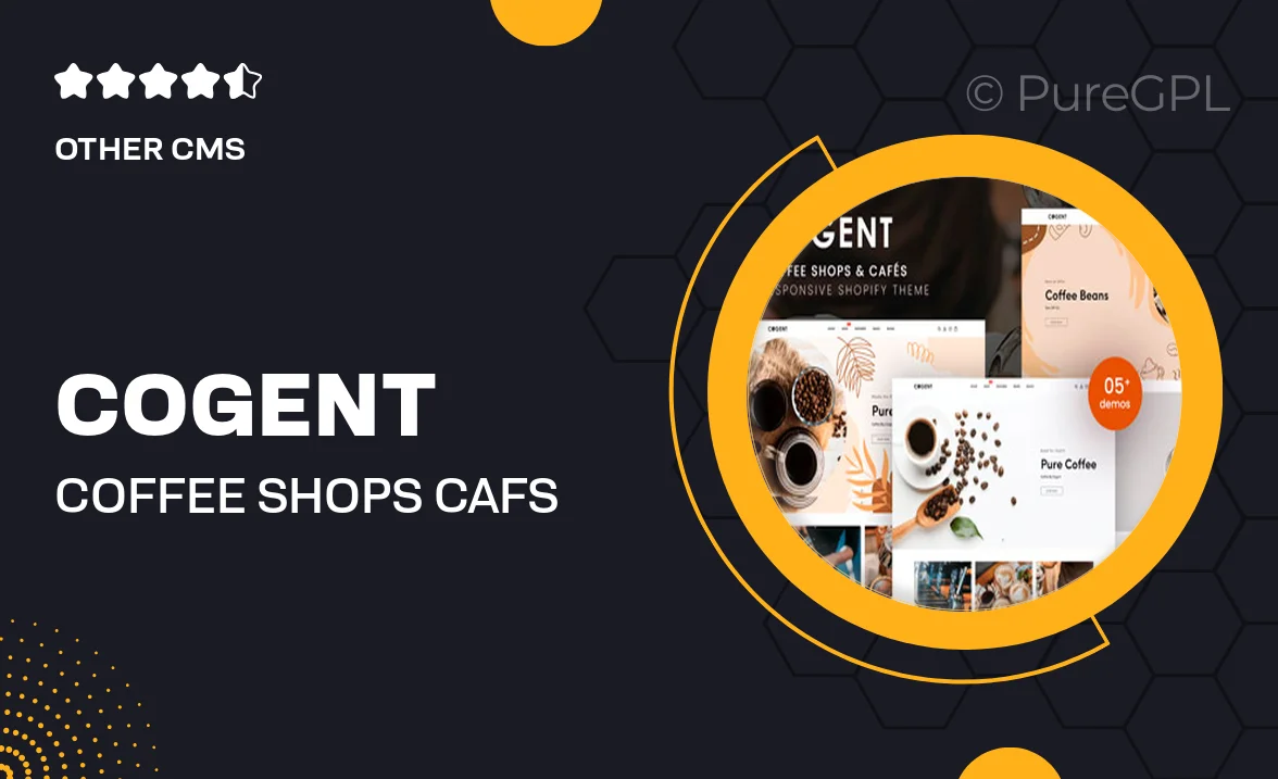 Cogent – Coffee Shops & Cafés Shopify 2.0 Theme